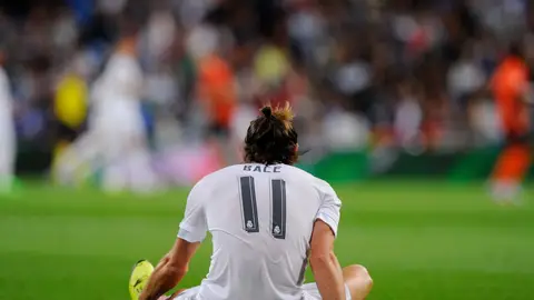 Bale se resiente de su lesión Bale se resiente de su lesión