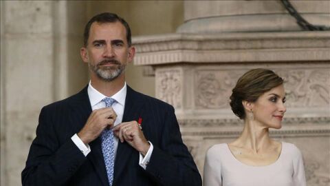 Los Reyes se re&uacute;nen con Obama.