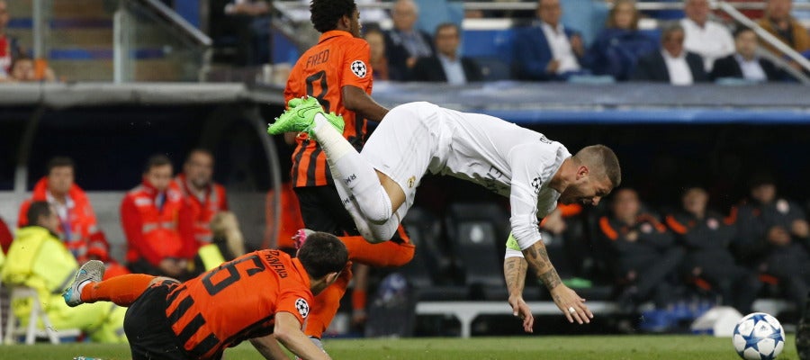 El defensa del Real Madrid, Sergio Ramos El defensa del Real Madrid, Sergio Ramos