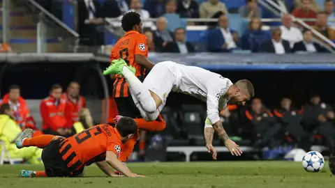 El defensa del Real Madrid, Sergio Ramos El defensa del Real Madrid, Sergio Ramos