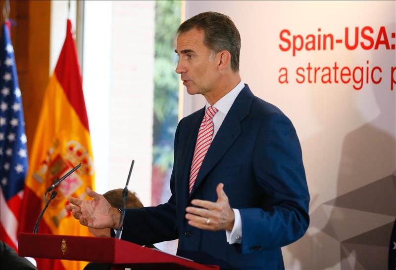 El Rey Felipe pide a los empresarios norteamericanos que confíen en la economía española El Rey Felipe pide a los empresarios norteamericanos que confíen en la economía española