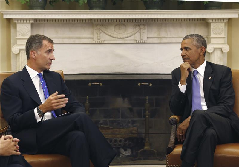 Barack Obama se compromete a mantener una relación con una España "fuerte y unida" Barack Obama se compromete a mantener una relación con una España "fuerte y unida"