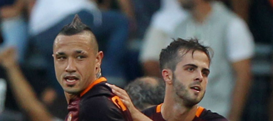 Radja Nainggolan, centrocampista de la Roma Radja Nainggolan, centrocampista de la Roma