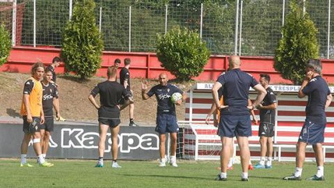 Entrenamiento Sporting