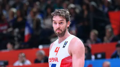 Gasol, en un partido con España Gasol, en un partido con España