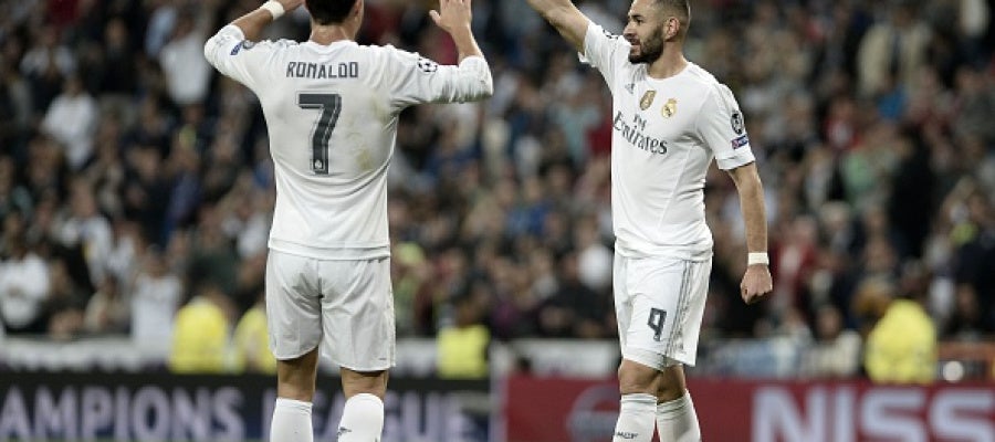 Cristiano Ronaldo y Karim Benzema Cristiano Ronaldo y Karim Benzema
