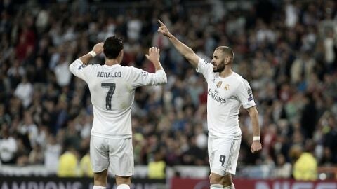 Cristiano Ronaldo y Karim Benzema
