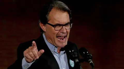 Artur Mas durante el acto Artur Mas durante el acto