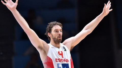 Pau Gasol durante la final del Eurobasket 2015
