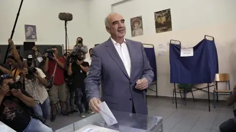 Evangelos Meimarakis, vota Evangelos Meimarakis, vota