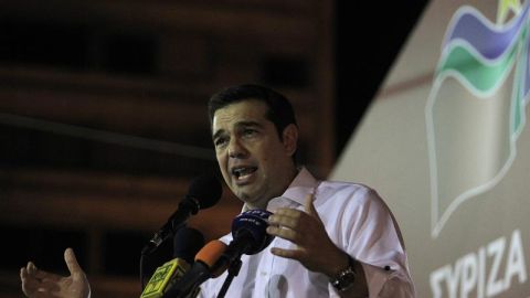 El presidente de Grecia, Alexis Tsipras
