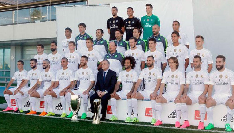 Foto oficial del Real Madrid para la temporada 2015/16