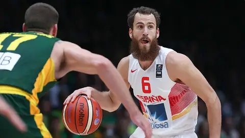 Sergio Rodríguez durante la final del Eurobasket Sergio Rodríguez durante la final del Eurobasket
