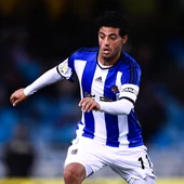 Carlos Vela, durante un partido de la Real Sociedad Carlos Vela, durante un partido de la Real Sociedad