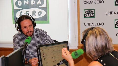 Pablo Iglesias en Julia en la onda