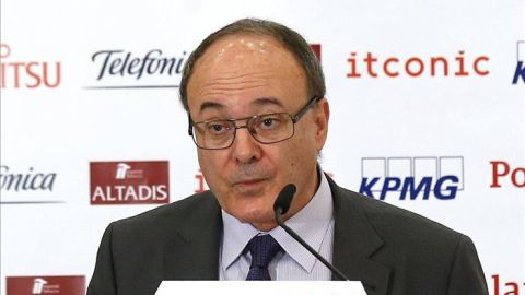 El gobernador del Banco de Espa&ntilde;a, Luis Mar&iacute;a Linde