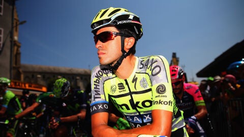 Alberto Contador, durante el Tour de Francia