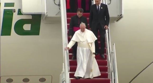 Obama recibe al Papa Francisco en Washington, su primera escala en EEUU Obama recibe al Papa Francisco en Washington, su primera escala en EEUU