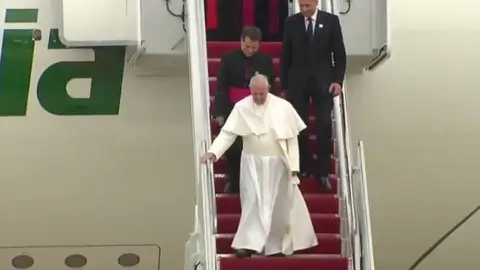 El Papa llega a EEUU El Papa llega a EEUU