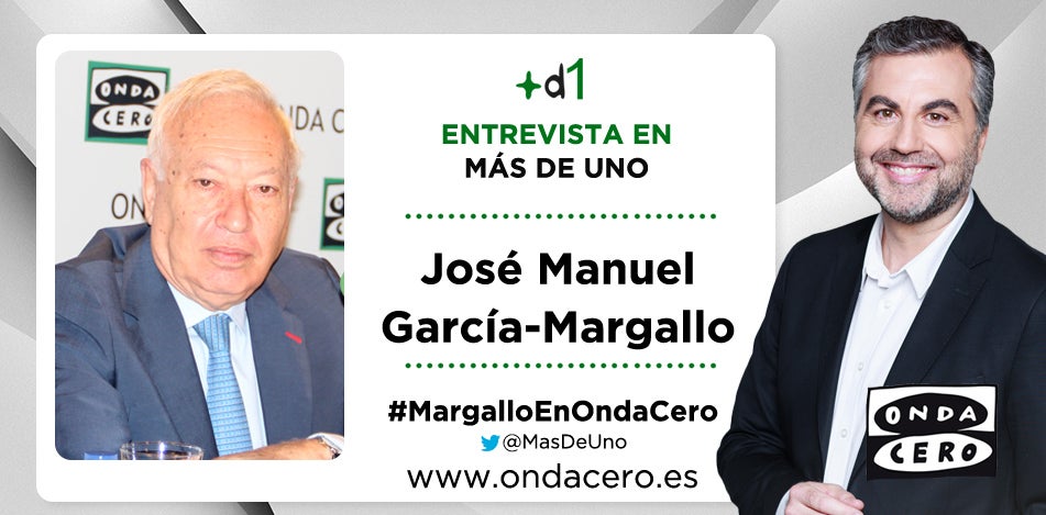 Carlos Alsina entrevista el jueves en Más de uno a José Manuel García-Margallo Carlos Alsina entrevista el jueves en Más de uno a José Manuel García-Margallo