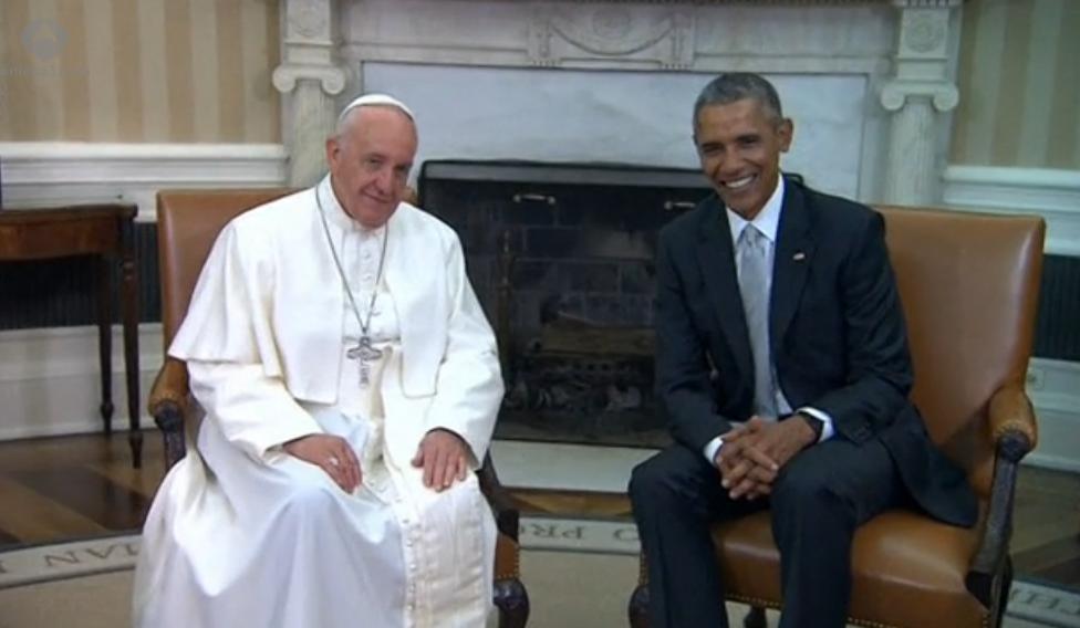 Obama y el Papa se reúnen en el Despacho Oval Obama y el Papa se reúnen en el Despacho Oval