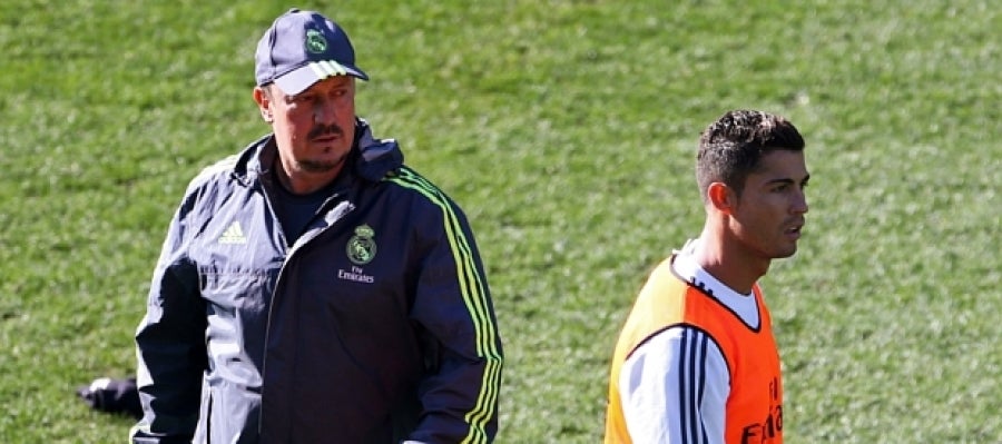 Rafa Benítez y Cristiano Ronaldo Rafa Benítez y Cristiano Ronaldo