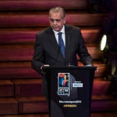 José Luis Sáez, durante una intervención