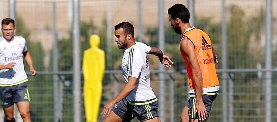 Jesé y Arbeloa, en Valdebebas Jesé y Arbeloa, en Valdebebas