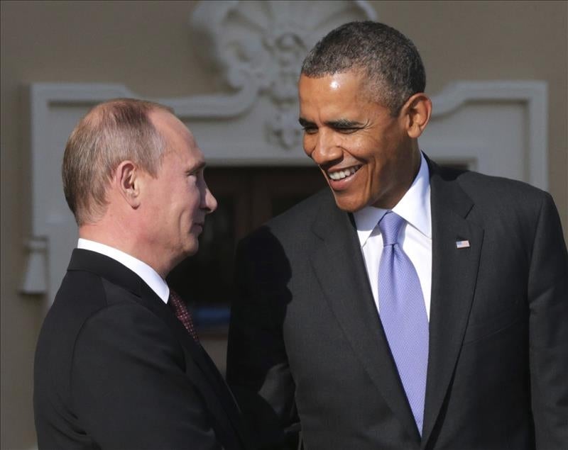 Obama y Putin se reunirán el lunes para hablar de Ucrania y Siria Obama y Putin se reunirán el lunes para hablar de Ucrania y Siria