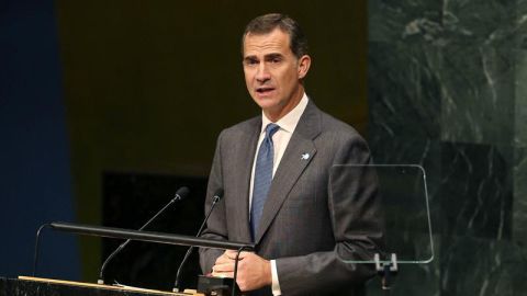 El rey Felipe VI interviene ante la Cumbre de Desarrollo Sostenible