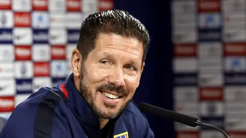 Diego Pablo Simeone, en rueda de prensa Diego Pablo Simeone, en rueda de prensa