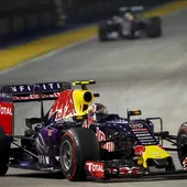 El piloto de Red Bull Kvyat El piloto de Red Bull Kvyat