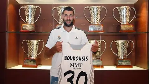 Borousis, durante su etapa en el Real Madrid Borousis, durante su etapa en el Real Madrid