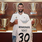 Borousis, durante su etapa en el Real Madrid Borousis, durante su etapa en el Real Madrid