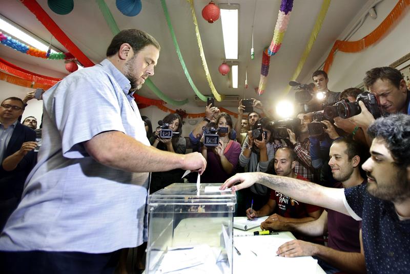 Junqueras cree que el resultado de las elecciones será "inequívoco" Junqueras cree que el resultado de las elecciones será "inequívoco"