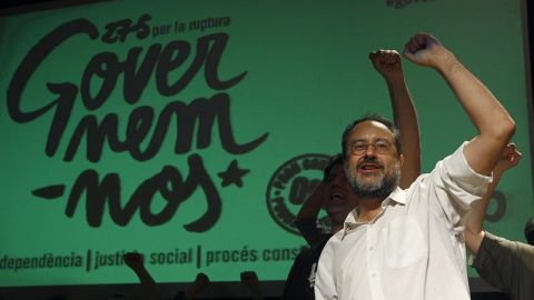 El candidato de la CUP, Antonio Ba&ntilde;os,