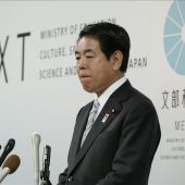 El ministro de Educación y Deportes de Japón, Hakubun Shimomura.