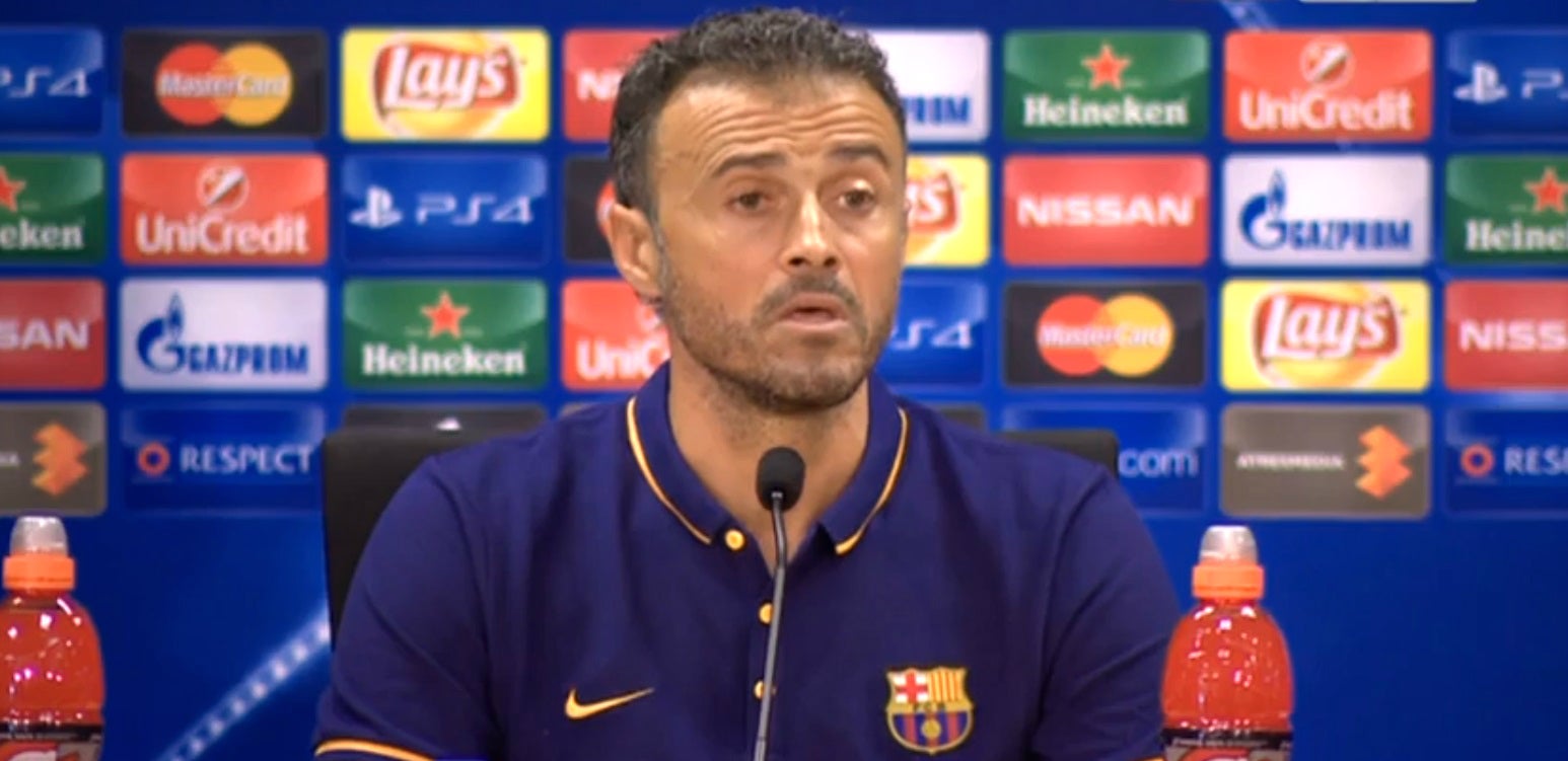 Luis Enrique: "No habrá grandes revoluciones por no estar Messi" Luis Enrique: "No habrá grandes revoluciones por no estar Messi"