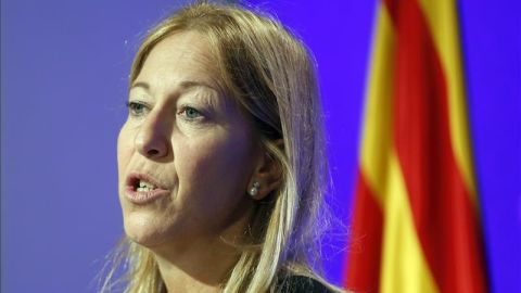 La vicepresidenta y portavoz del Govern, Neus Munt&eacute;