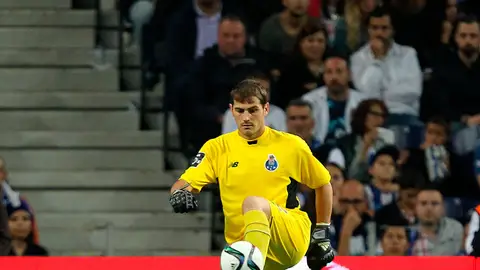 Iker Casillas, en un partido con el Oporto Iker Casillas, en un partido con el Oporto