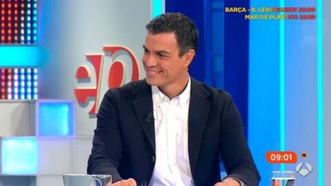 El l&iacute;der del PSOE, Pedro S&aacute;nchez, en Espejo P&uacute;blico