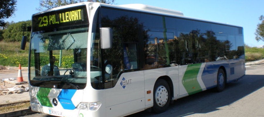 Un autobús urbano de Palma Un autobús urbano de Palma