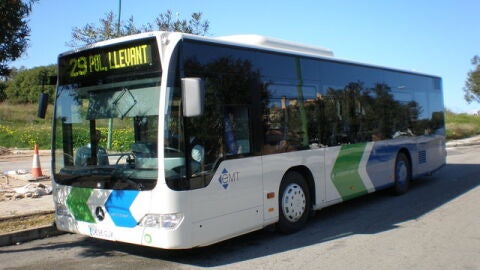 Un autob&uacute;s urbano de Palma