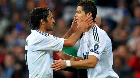 ra&uacute;l y cristiano ronaldo