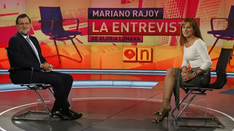 Mariano Rajoy entrevistado por Gloria Lomana en Antena 3 Mariano Rajoy entrevistado por Gloria Lomana en Antena 3