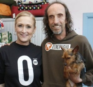 Cristina Cifuentes con Nacho Paunero Cristina Cifuentes con Nacho Paunero