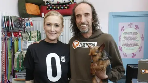 Cristina Cifuentes con Nacho Paunero Cristina Cifuentes con Nacho Paunero