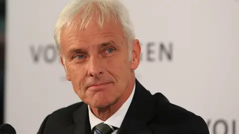 El presidente de Volkswagen, Matthias Müller El presidente de Volkswagen, Matthias Müller