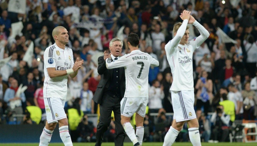 Ancelotti , en su etapa como técnico del Real Madrid
