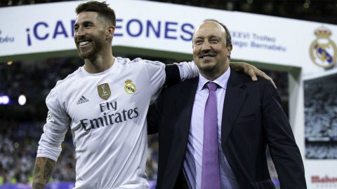 Sergio Ramos y Rafa Ben&iacute;tez